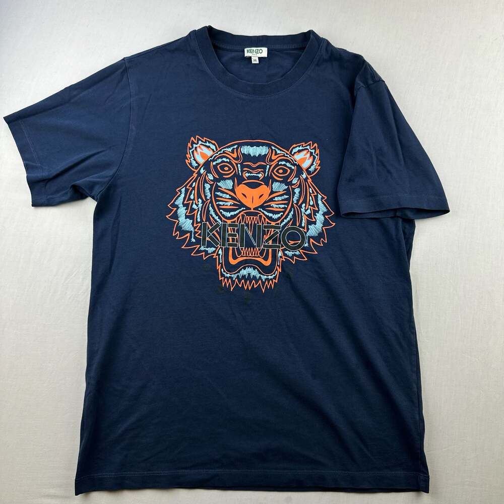 Kenzo Paris Classic Tiger Navy T-Shirt F965TS0504YA